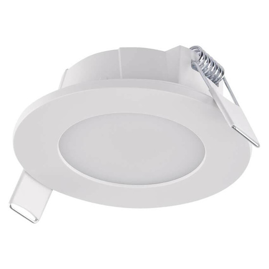 Emos LED Einbaustrahler 4,5W CCT warm-/neutralweiss 2700K/4000K IP65 Weiß Ø8,5cm ZV1163