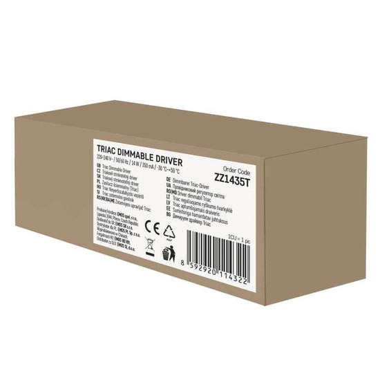 Emos Leuchtenzubehör Triac dimmbarer Treiber 350mA 14W ZZ1435T
