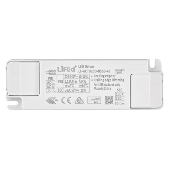 Emos Leuchtenzubehör Triac dimmbarer Treiber 550mA 20W ZZ2055T