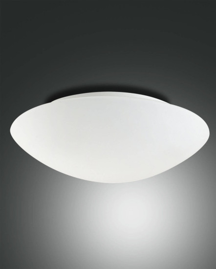 Fabas Luce Deckenleuchte Pandora E27 Ø460mm Weiß, made in Italy