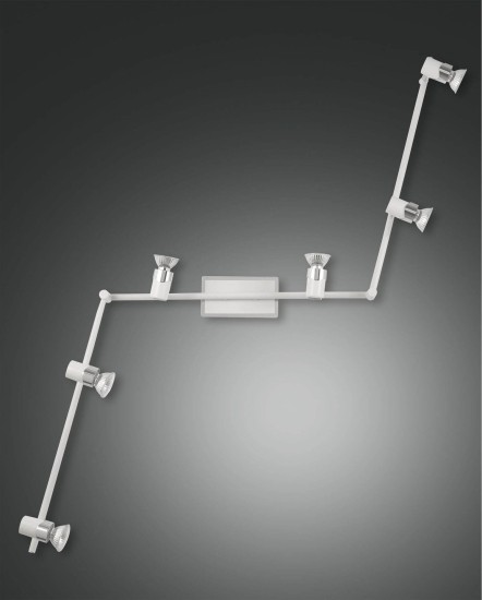 Fabas Luce Spot Alice GU10 Weiß 6x50W
