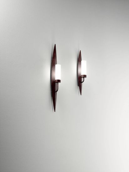 Fabas Luce Wandleuchte Vanity E14 500x95mm rostfarbig