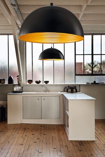 Fabas Luce Pendelleuchte Dingle E27 Ø400mm Schwarz, made in Italy