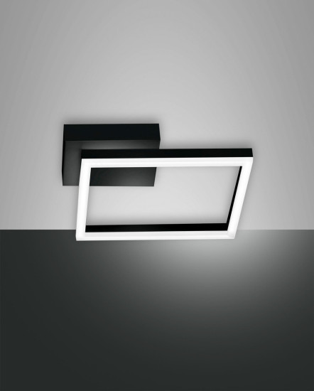 Fabas Luce Bard LED Wandleuchte 22W dimmbar warmweiß Schwarz 3394-21-101