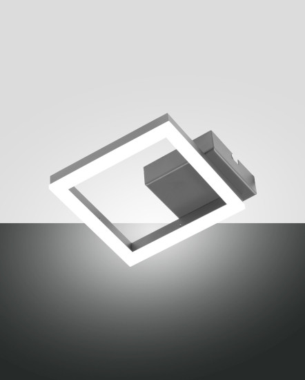 Fabas Luce Bard LED Wandleuchte 11W dimmbar warmweiß Anthrazitgrau 3394-24-282