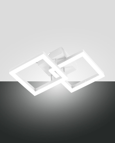 Fabas Luce Bard LED Deckenleuchte 21W dimmbar warmweiß Weiss 3394-28-102