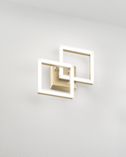 Fabas Luce Bard LED Deckenleuchte 21W dimmbar warmweiß Gold edelmatt 3394-28-225