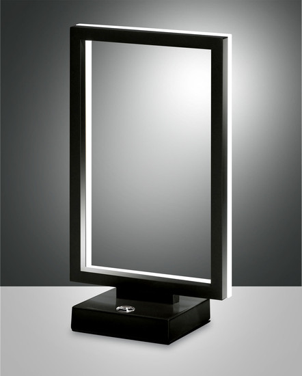 Fabas Luce Bard LED Tischleuchte 15W dimmbar warmweiß Schwarz 3394-30-101