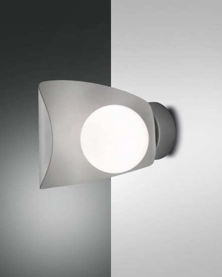 Fabas Luce LED Wandleuchte Adria 180x160mm 6W Warmweiß Silber