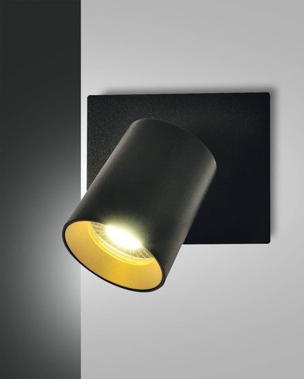 Fabas Luce Spot Modo GU10 90x110mm 35W Schwarz