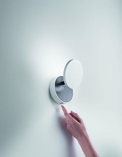 Fabas Luce LED Wandleuchte Ara >90Ra Ø120mm 8+4W Warmweiß Weiß dimmbar