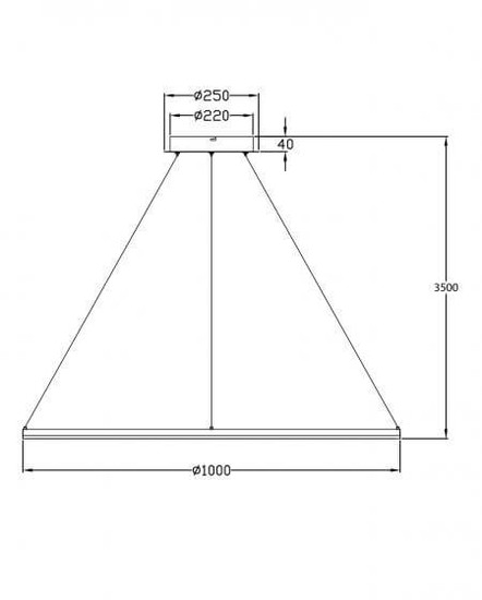 Fabas Luce LED Pendelleuchte Giotto 60W dimmbar Smartluce 3000K warmweiss Weiß Metall Ø100cm