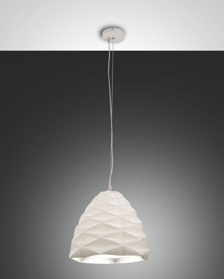 Fabas Luce Pendelleuchte Duchessa E27 Ø300mm Weiß