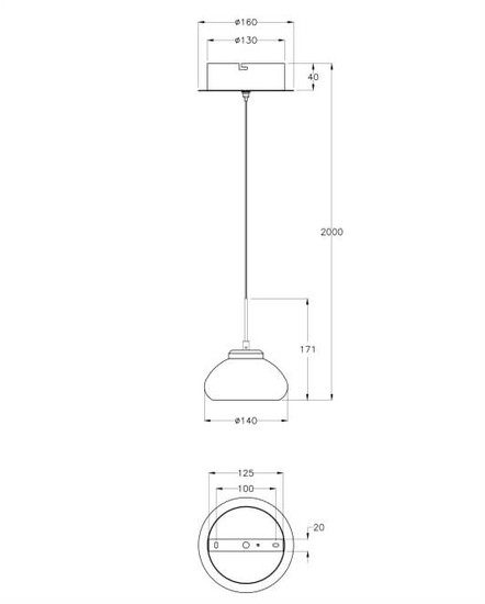 Fabas Luce LED Pendelleuchte Arabella 8W dimmbar Smartluce 3000K warmweiss Grau transparent Metall Glas Ø16cm