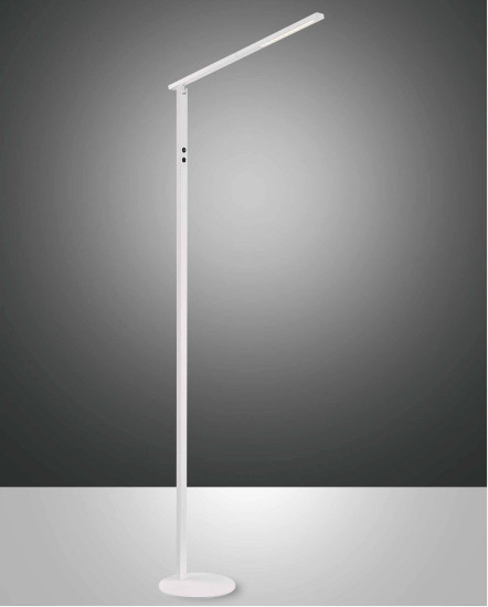 Fabas Luce LED Steh/Leseleuchte Ideal 1750x510mm 10W steuerbare Lichtfarbe Weiß dimmbar