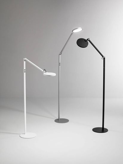 Fabas Luce LED Steh/Leseleuchte Regina 1600x600mm 9W steuerbare Lichtfarbe Weiß dimmbar