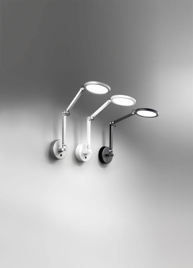 Fabas Luce LED Wandleuchte Regina 640x450mm 9W steuerbare Lichtfarbe Schwarz dimmbar