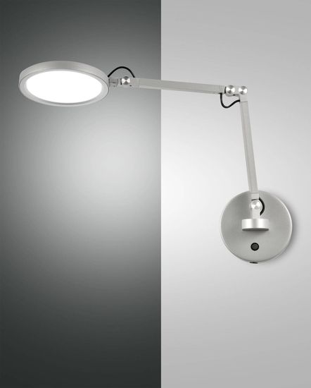 Fabas Luce LED Wandleuchte Regina 640x450mm 9W steuerbare Lichtfarbe Aluminium dimmbar