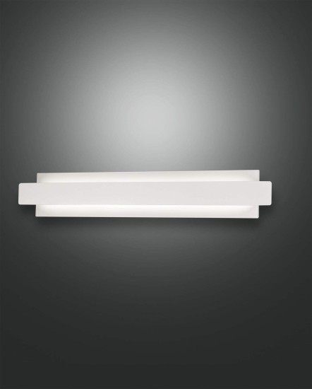 Fabas Luce LED Wandleuchte Regolo 100x55mm 21W Warmweiß Weiß dimmbar