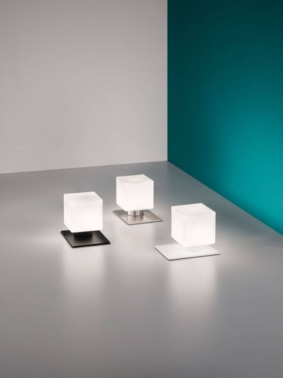 Fabas Luce Tischleuchte Zara G9 130x160mm Warmweiß Schwarz dimmbar