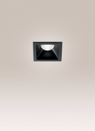 Fabas Luce LED Spot Crio square 100x82mm 11W Warmweiß Schwarz 2700K dimmbar