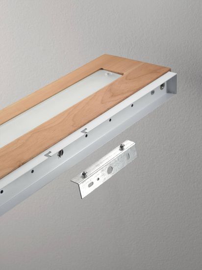 Fabas Luce LED Wandleuchte Linus 45x170mm 27W Warmweiß Eichenholz dimmbar
