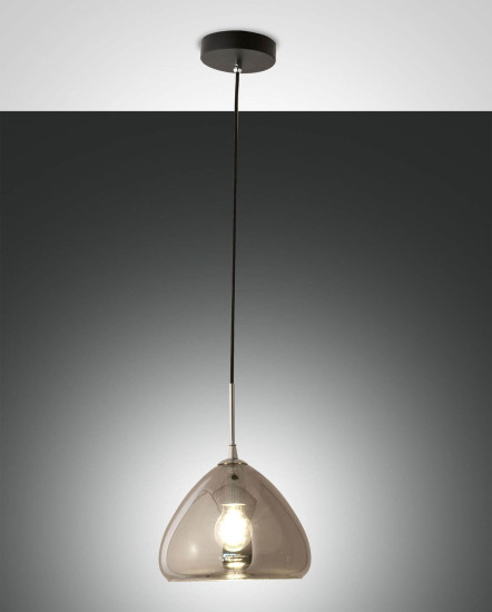 Fabas Luce Pendelleuchte Glow E27 Ø250mm verchromt