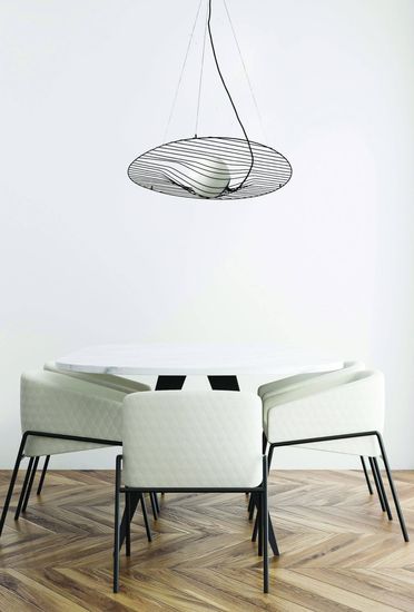 Fabas Luce Pendelleuchte Homa E27 Ø700mm Schwarz
