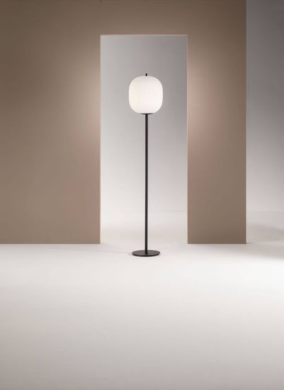 Fabas Luce Stehleuchte Domizia E27 Ø320mm Schwarz