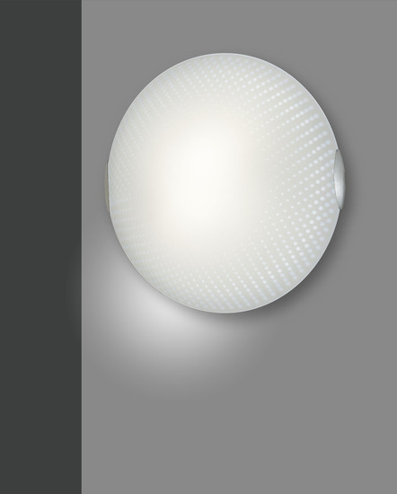 Fabas Luce Connie E27 Deckenleuchte Nickel satiniert und weiss 3747-61-102