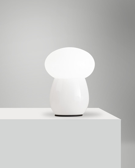 Fabas Luce Freddy E27 Tischleuchte dimmbar Weiss 3752-30-102