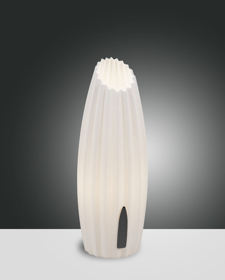 Fabas Luce Nadine G9 Tischleuchte dimmbar Weiss 3760-30-102