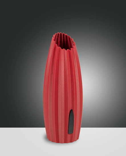 Fabas Luce Nadine G9 Tischleuchte dimmbar Bordeaux 3760-30-133