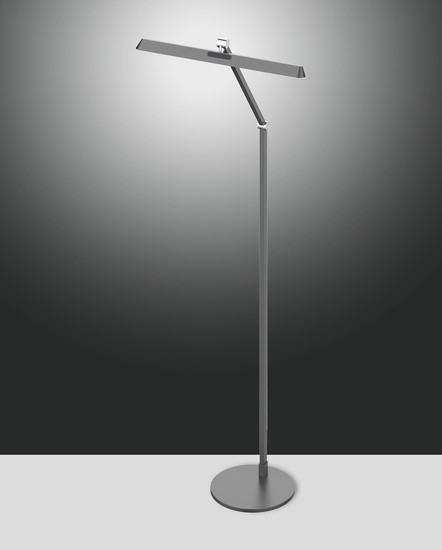 Fabas Luce Beba LED Stehleuchte 12W dimmbar steuerbare Lichtfarbe Anthrazit 3775-11-282
