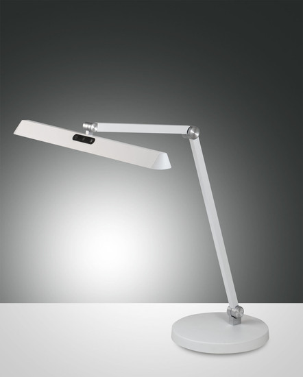 Fabas Luce Beba LED Tischleuchte 12W dimmbar steuerbare Lichtfarbe Weiss 3775-30-102
