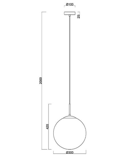 Fabas Luce Pendelleuchte Anja E27 Farbverlauf chrom Metall Glas