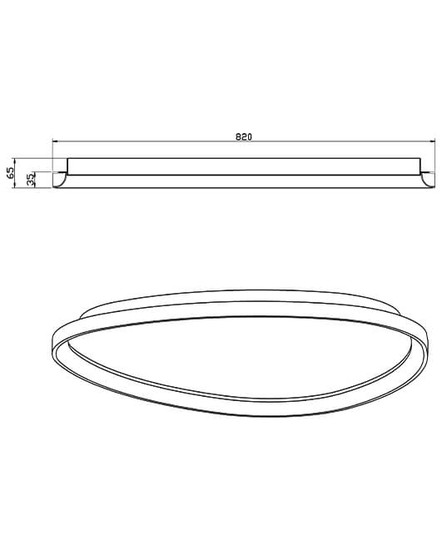 Fabas Luce LED Deckenleuchte Quirk 75W dimmbar 2700/3200/4000K CCT warm-/neutralweiss Messing satiniert Metall Ø80cm