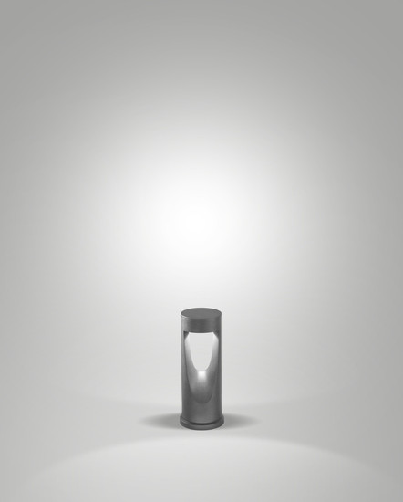 Fabas Luce TEO SHINY BLACK LED Poller 13W warmweiß Schwarz mit Schimmereffekt 6529-11-204