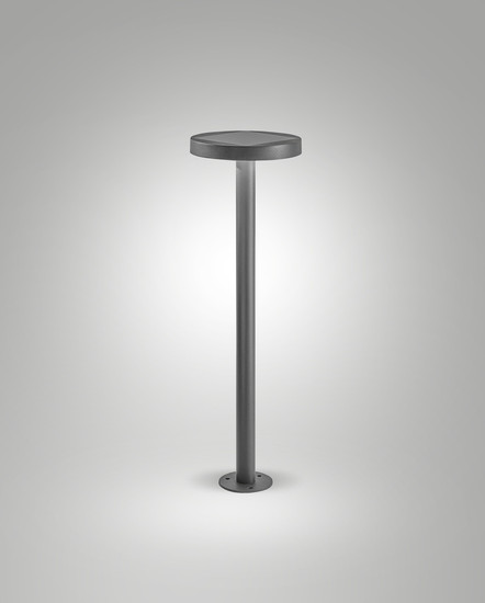 Fabas Luce PALMER DARK GREY LED Poller / Solar 2,7W dimmbar warmweiß Dunkel Grau 6539-10-299