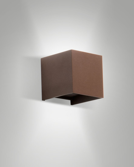 Fabas Luce CUBA CORTEN LED Wandleuchte 12W warmweiß Corten 6541-21-284