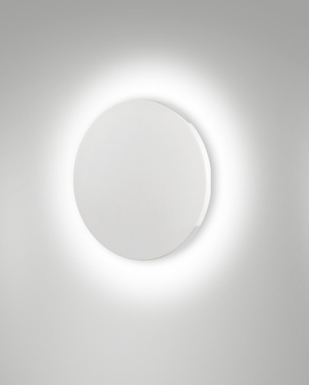 Fabas Luce ZON WHITE LED Wandleuchte 9W warmweiß Weiss 6544-21-254