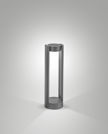 Fabas Luce NAGI DARK GREY LED Poller 9W warmweiß Dunkel Grau 6564-10-294