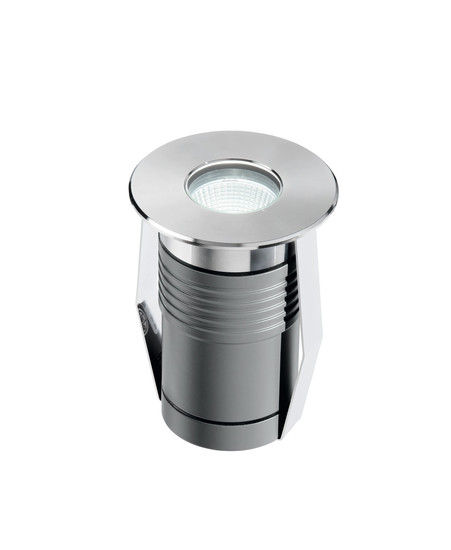 Fabas Luce WILLY 2 SILVER LED Außeneinbauleuchte 6.5W warmweiß Edelstahl 6905-02-414