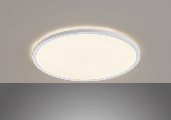FHL Noggi LED Deckenleuchte 50cm, Deckenlampe rund 31,7W warmweiss dimmbar weiß