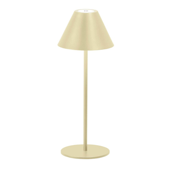 FHL Kano LED Tischleuchte 2W dimmbar Akku warmweiss sandbeige 850412