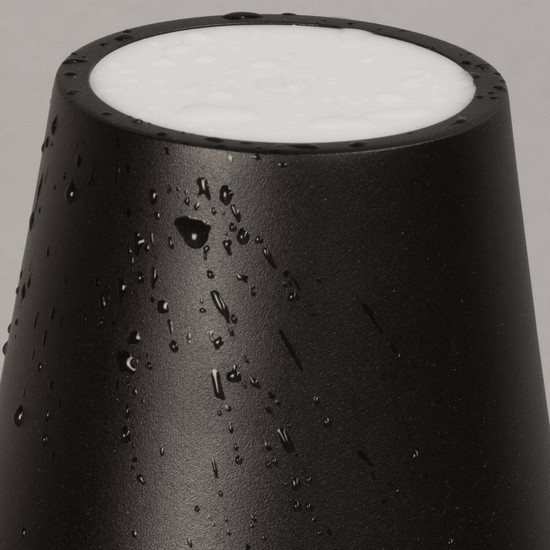 FHL Roxi LED Tischleuchte 1,5W dimmbar Akku CCT einstellbare Lichtfarbe sandschwarz 850503