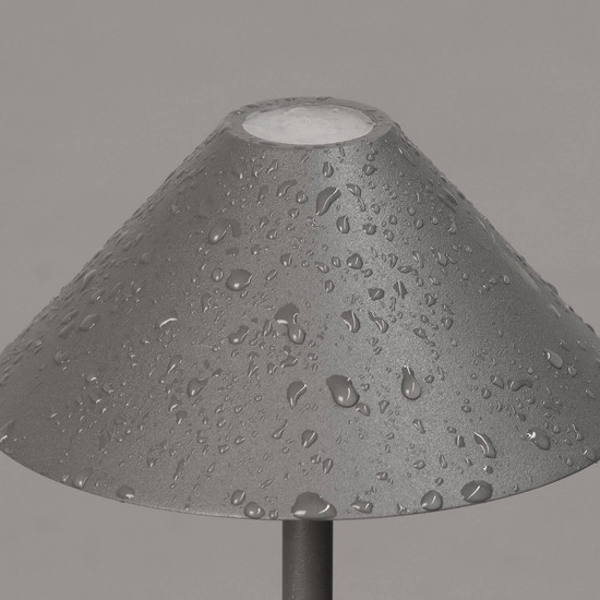 FHL Prato LED Tischleuchte 1W dimmbar Akku warmweiss sandgrau 850721