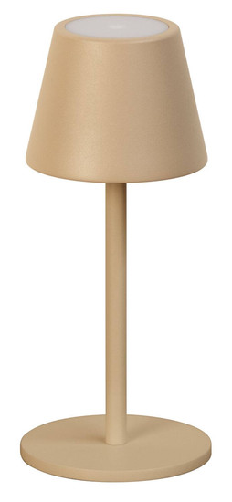 FHL Salerno LED Tischleuchte 1,5W dimmbar Akku CCT einstellbare Lichtfarbe sandfarben 850748