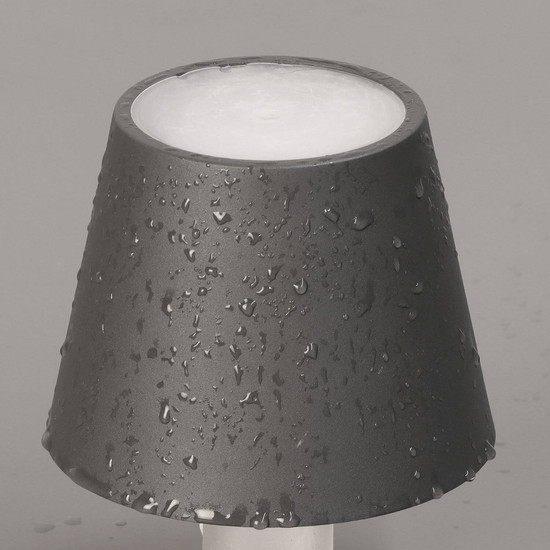 FHL Fiocco LED Tischleuchte 2W dimmbar Akku CCT einstellbare Lichtfarbe sandgrau 850817