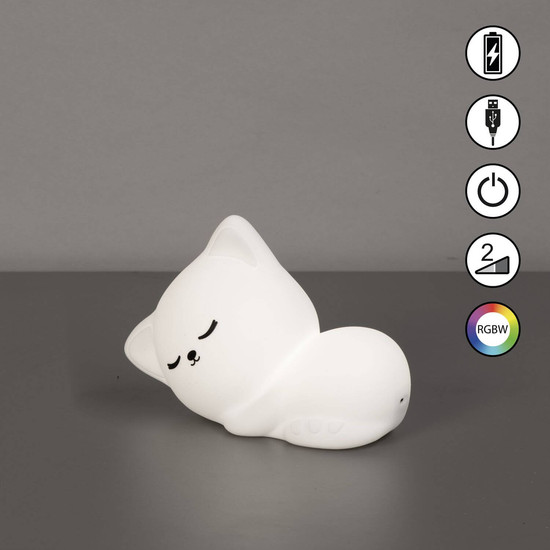 FHL Mia LED Tischleuchte 0,3W dimmbar Akku warmweiss weiß 850856